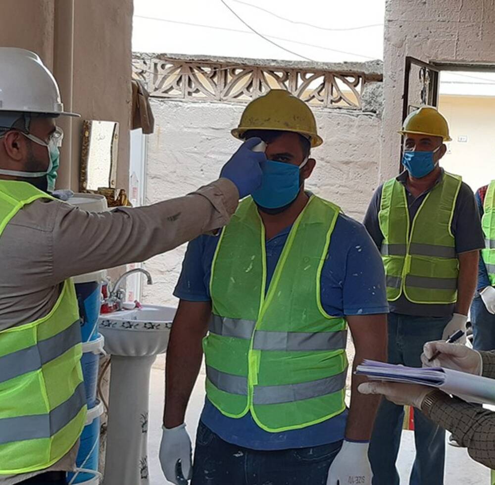UNHabitat Iraq housing rehabilitation project provides employment and
